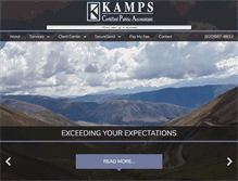 Tablet Screenshot of kampscpa.com